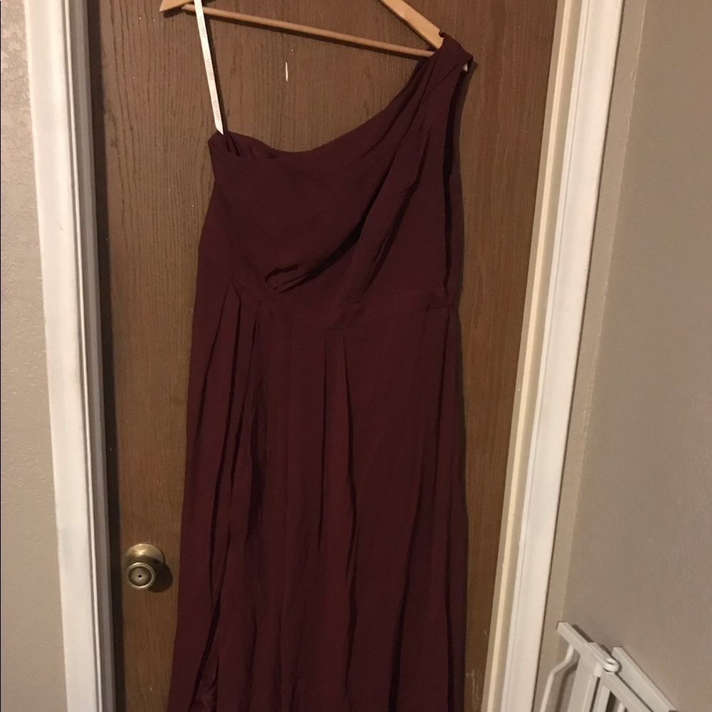 Bridesmaid dress - Wine - davids bridal size 16